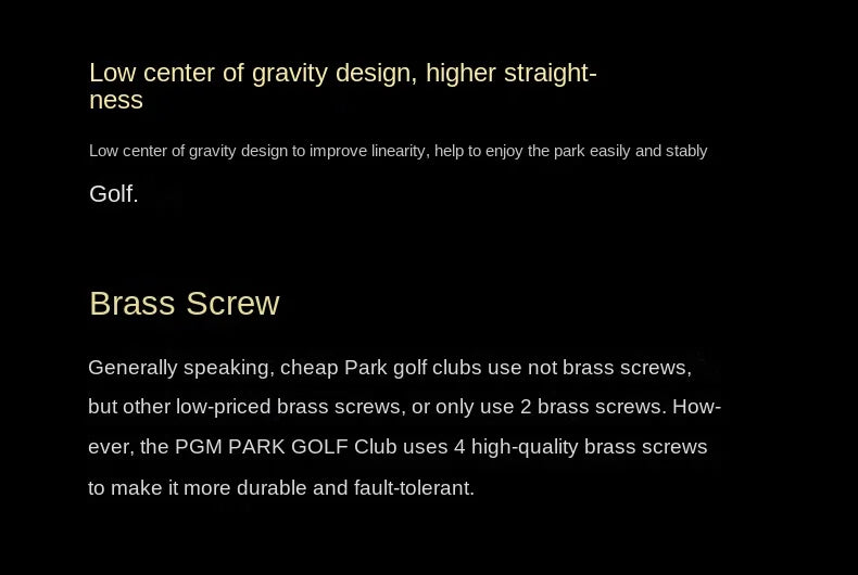 PGM Sapri Left-Handed Golf Club + Bag - Men's and Women's Fashion