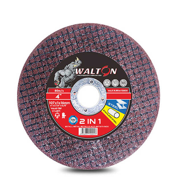 4'' 107x1x16mm 4 inch Double Mesh Metal Steel Material Cutting Wheel 