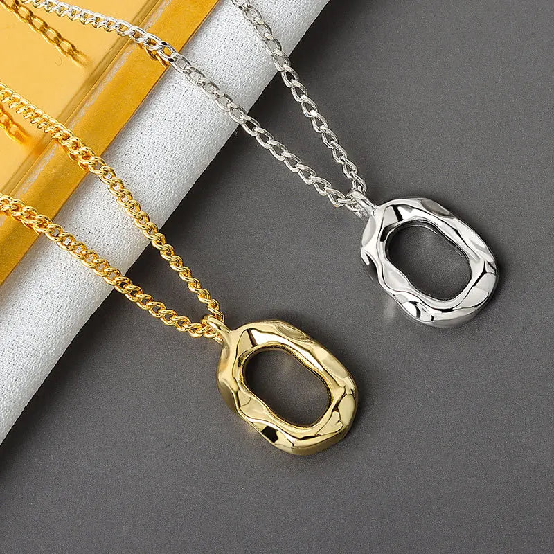 Dây Chuyền Tròn Vàng Thanh Lịch Dự Tiệc Nữ Tính