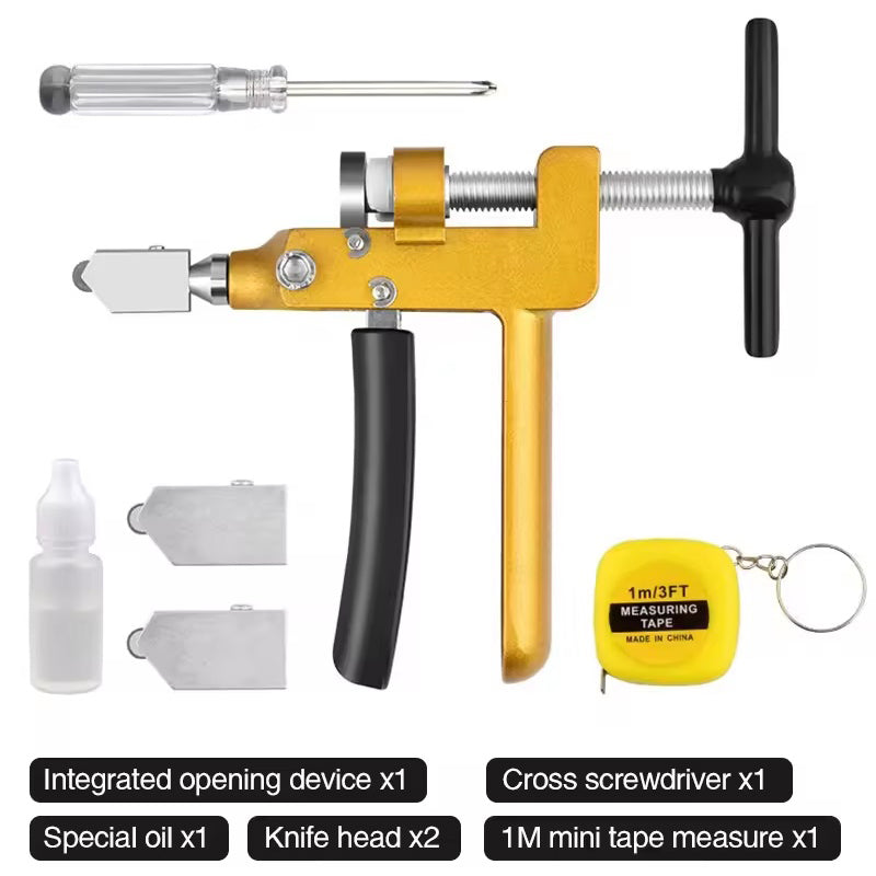 3 in 1 Upgraded 6MM-8MM Glass Tile Cutter