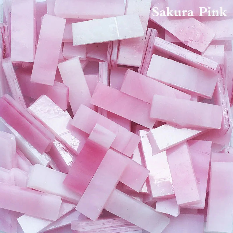 Thanh Mosaic Kính Tái Chế 7x21mm Trang Trí DIY 1000g