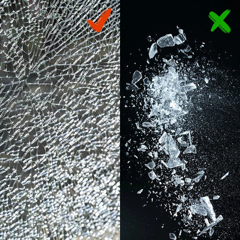 2mil 4mil 8mil 12mil Self Adhesive Strong Glue Safety Building Glass Film Explosion Proof Building Window Security Film