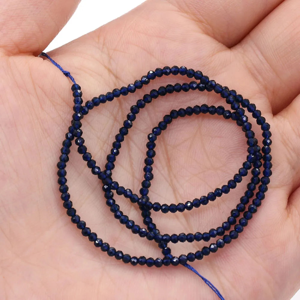 Natural faceted gemstone beads DIY bracelet