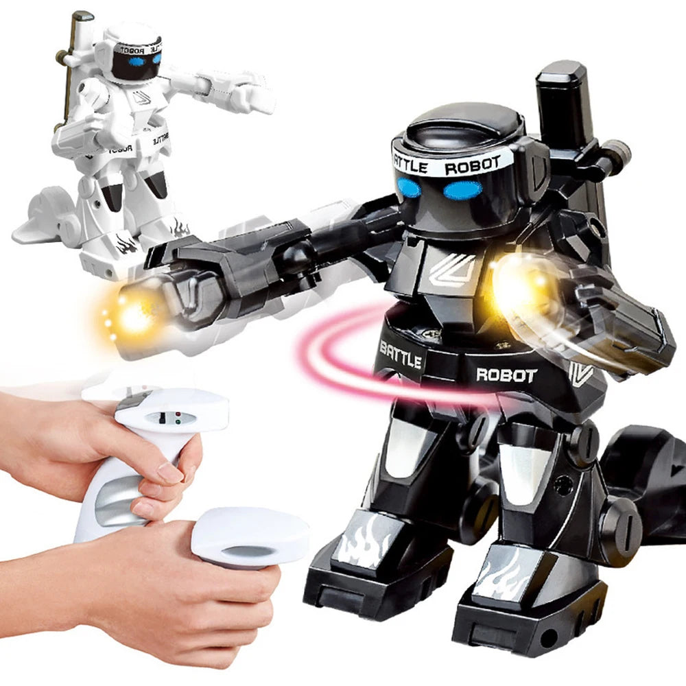 RC Robot Battle Boxing Robot Toy Remote Control Robot 2.4G Humanoid Fighting Robot with Two Control Joysticks Toys for Kids Gift - Daisan Mart
