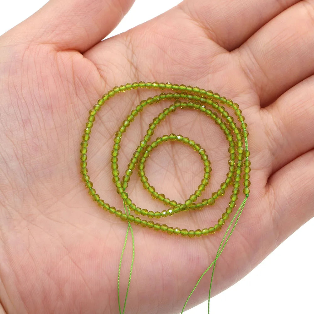 Natural faceted gemstone beads DIY bracelet