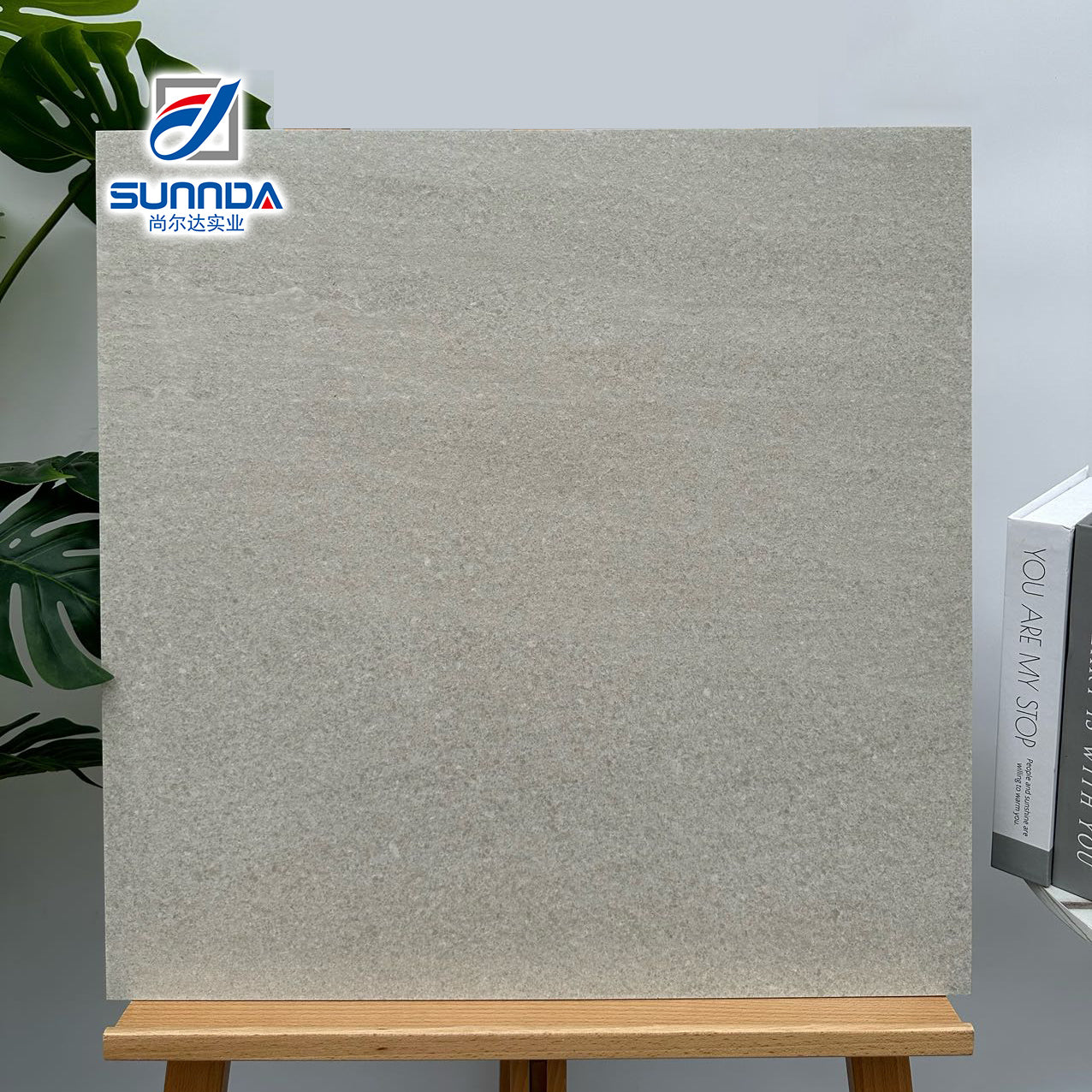 Gạch men mờ ngoại thất, đá thô, kiểu cổ điển, 600x600mm