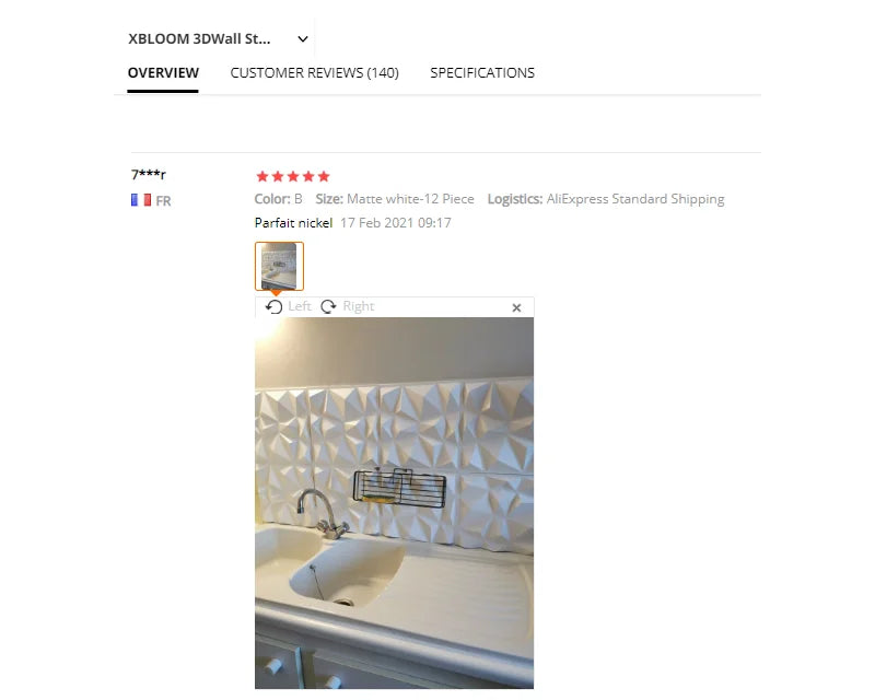 3D Diamond Decorative Art Wall Panels 30x30