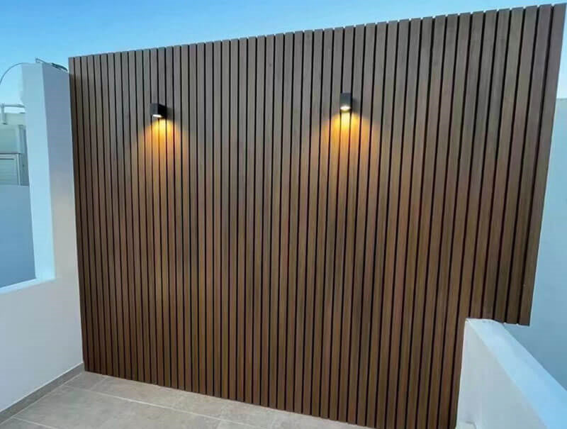 Waterproof, soundproof wood plastic composite wall panels 