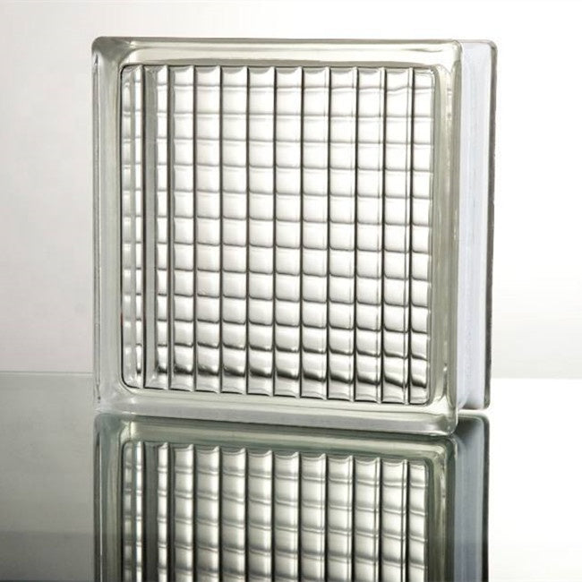 High-end Decorative Acid-Etched Glass Blocks for Walls 