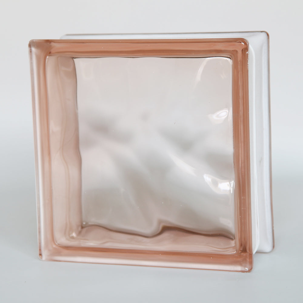 Hollow decorative stained glass bricks