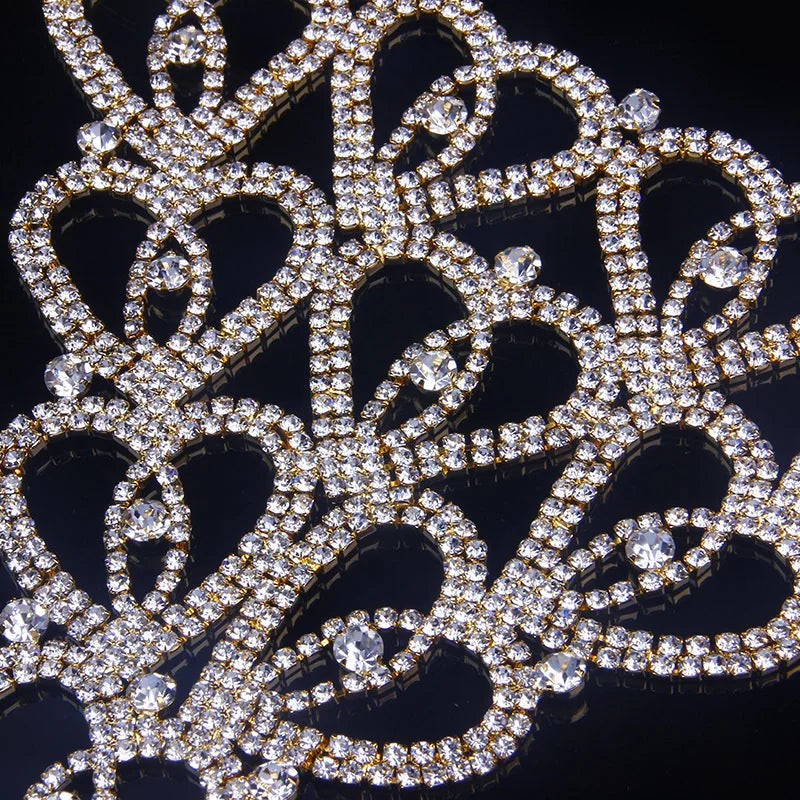 Rhinestones Body Chain Suit Bikini Bra Chain Heart Underwear Party Belly Waist Chains Body Jewelry Accessories for Women