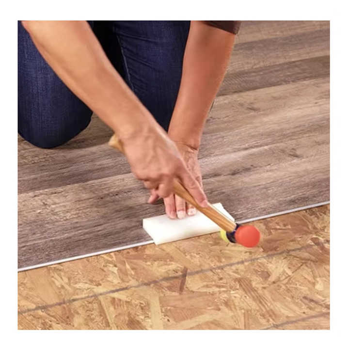 Waterproof Spc Vinyl Flooring 5mm + 0.5mm, Push Lock for Bathroom 