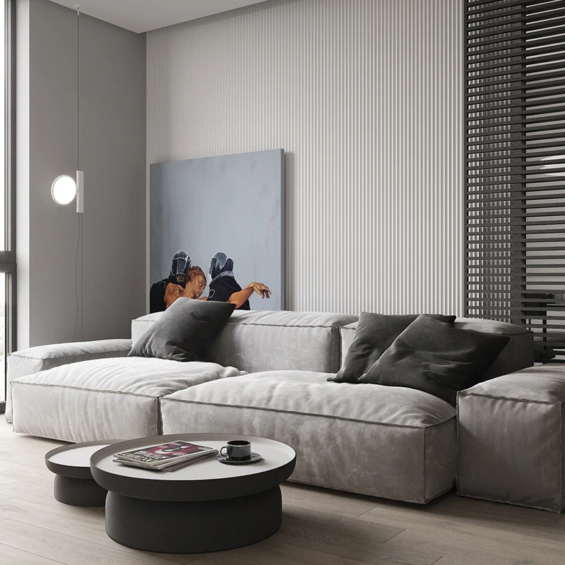 3D Curved Wood Plastic Wall Panels Moisture Resistant Sample