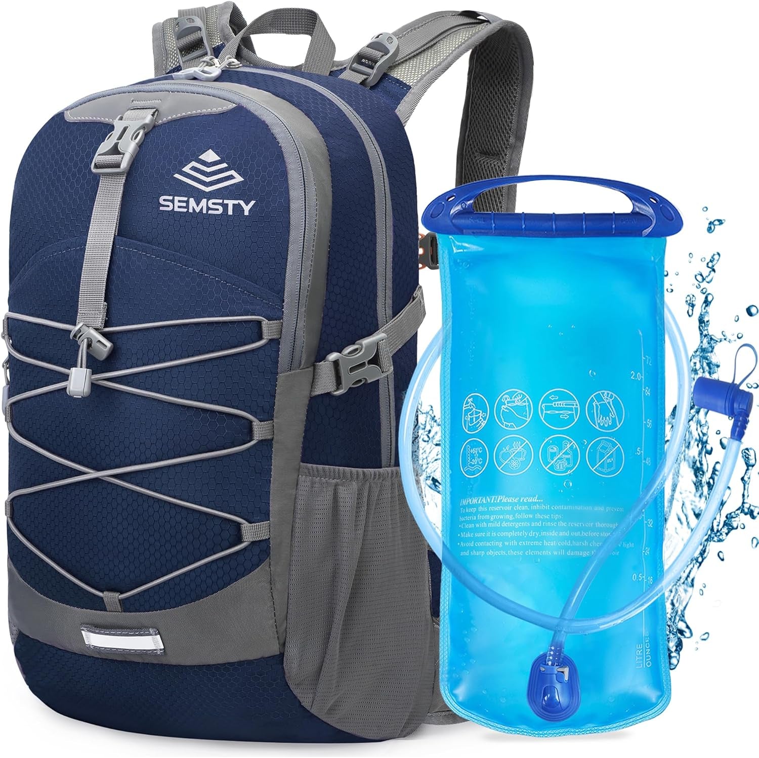 Waterproof, Super Light Mountaineering Backpack with Raincoat