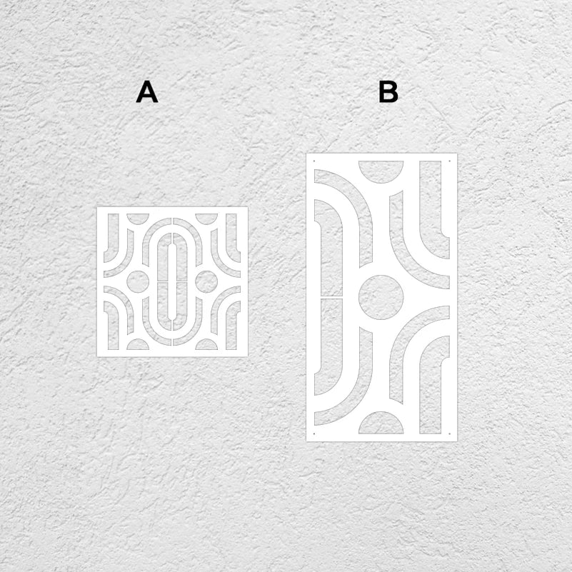 40cm - 80cm Stencil For Decor Wall Paint Painting Template Furniture Large Tradition Arabic African Ancient Ethnic Flower S216