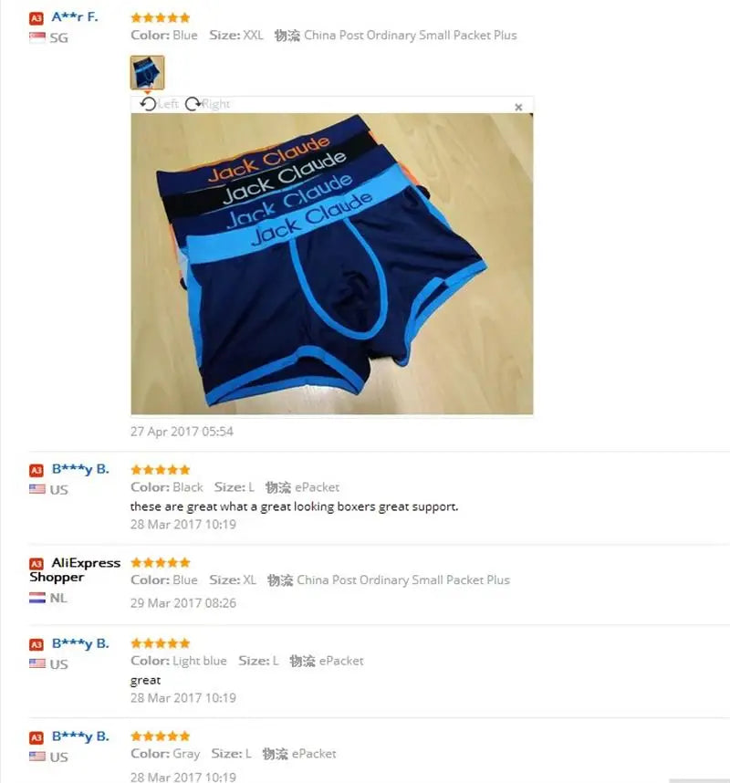 Boxer Nam 10M - Thoải Mái, Gợi Cảm, Phong Cách