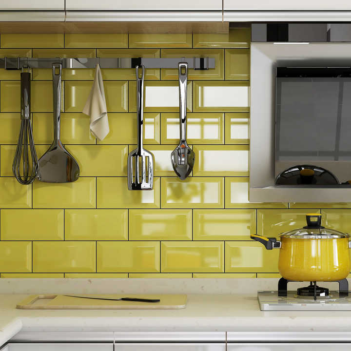 Cheap 75*150mm Modern Style Glossy/Matte Beveled Ceramic Bathroom/Kitchen Wall and Floor Tiles 