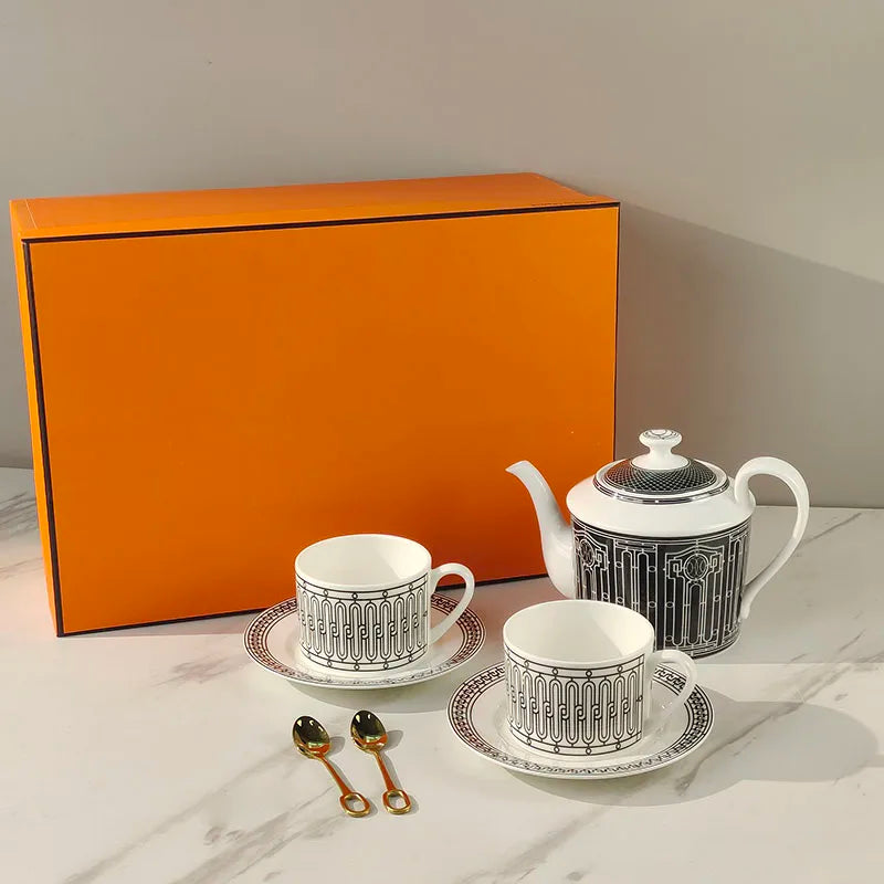 Bộ Ấm Chén Sang Trọng Tối Giản Quà Tặng Tân Gia Cưới