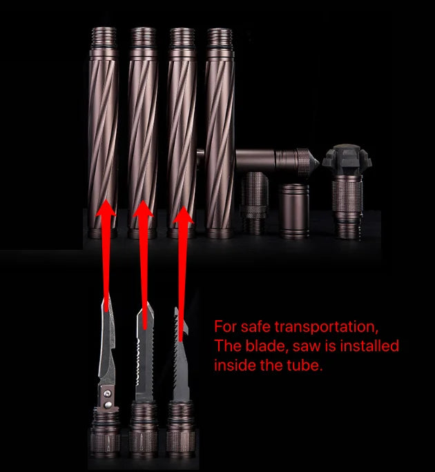 Multi-function Climbing Stick Set for Outdoor Survival 50cm