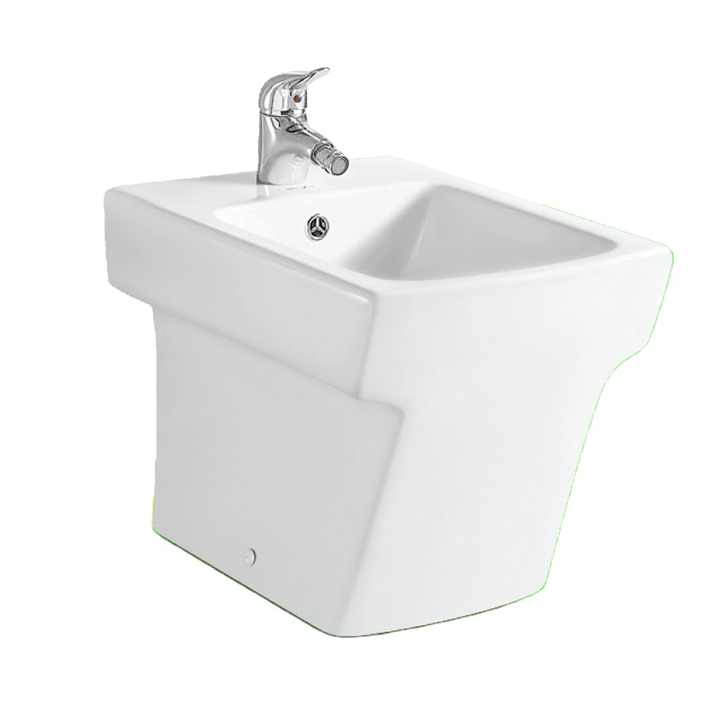 Medyag China One Piece Porcelain Toilet Set 