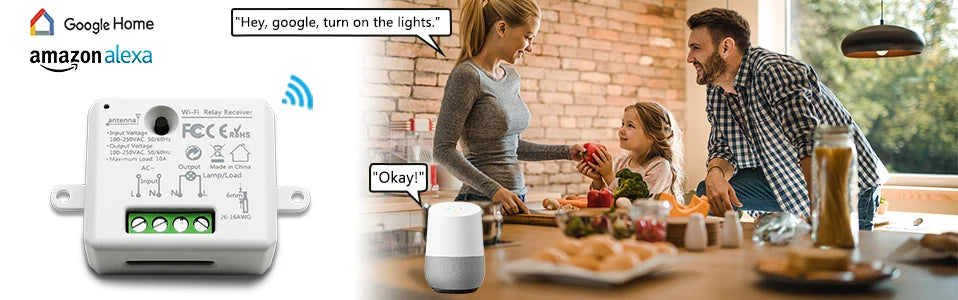 LoraTap Mini WiFi Smart Switch 220V 