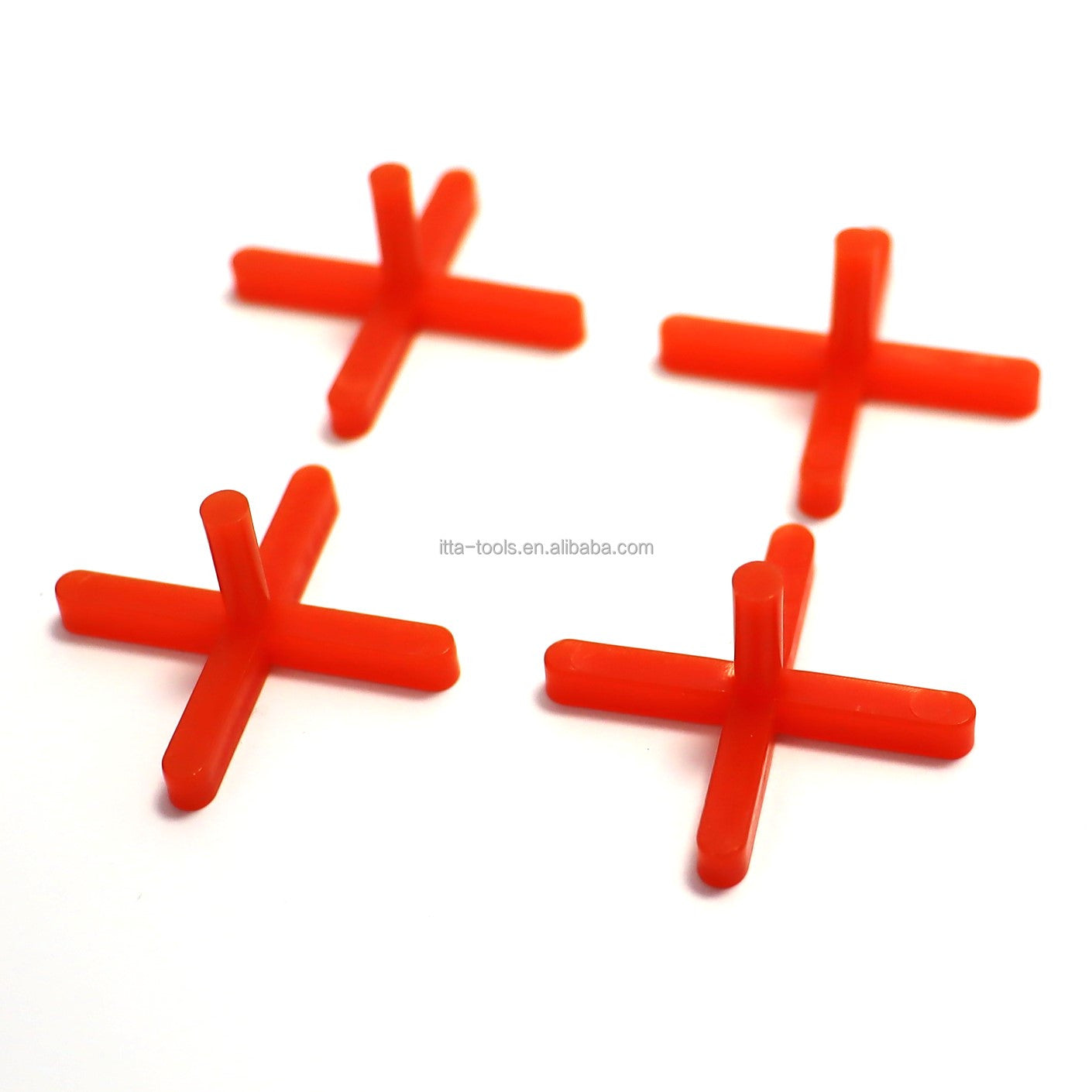 Plastic wedges and shims for tiles 