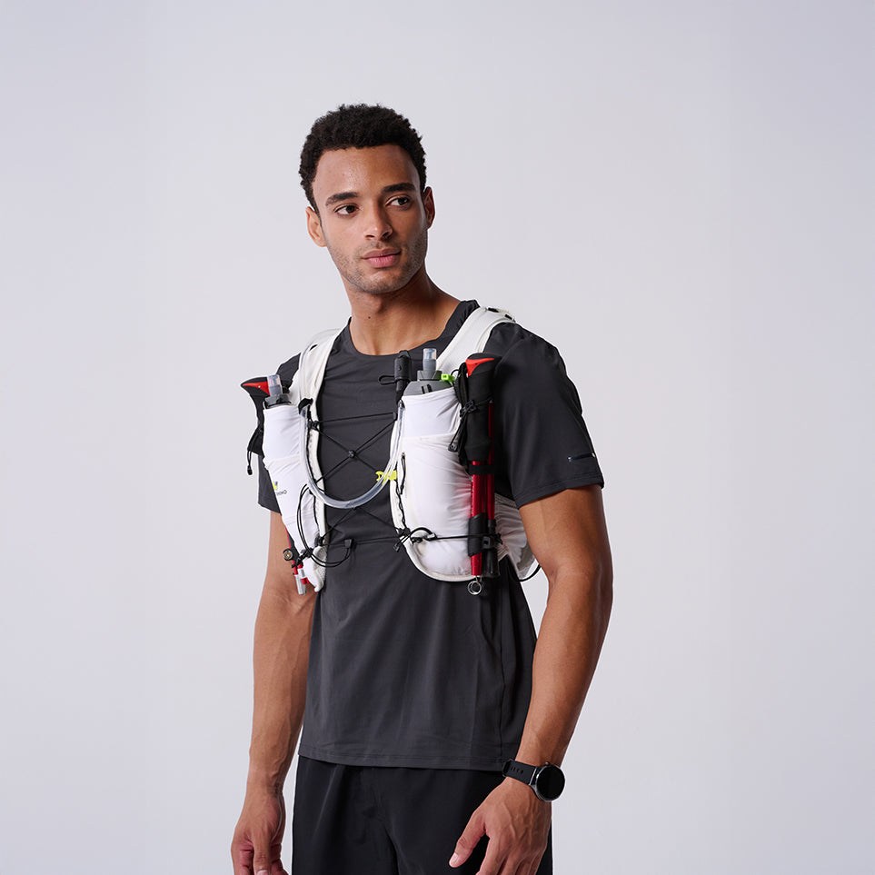 Vest Thể Thao Trắng Đa Năng Chống Thấm Phản Quang