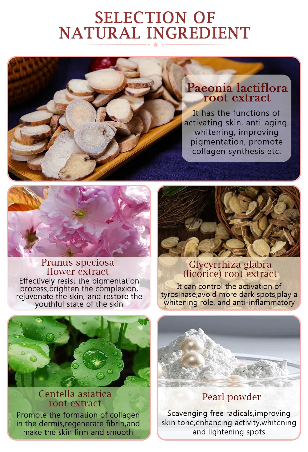 Whitening Cream for Sensitive Skin, Natural Brightening