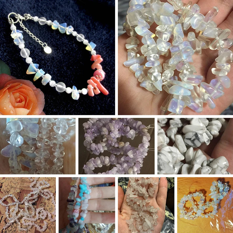 Natural Rose Quartz Stone String For DIY Jewelry