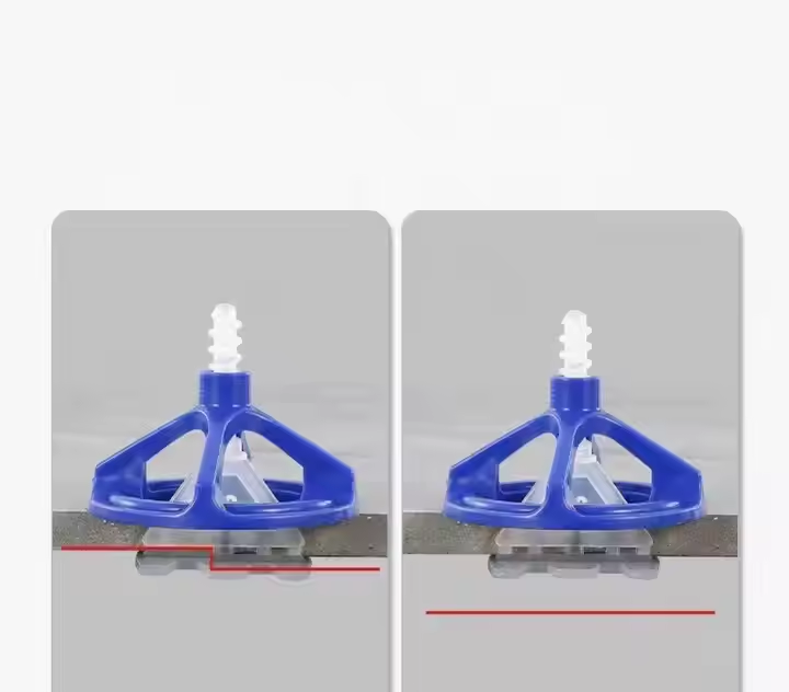 Flooring accessories, plastic wedge clamps, tile leveling system 