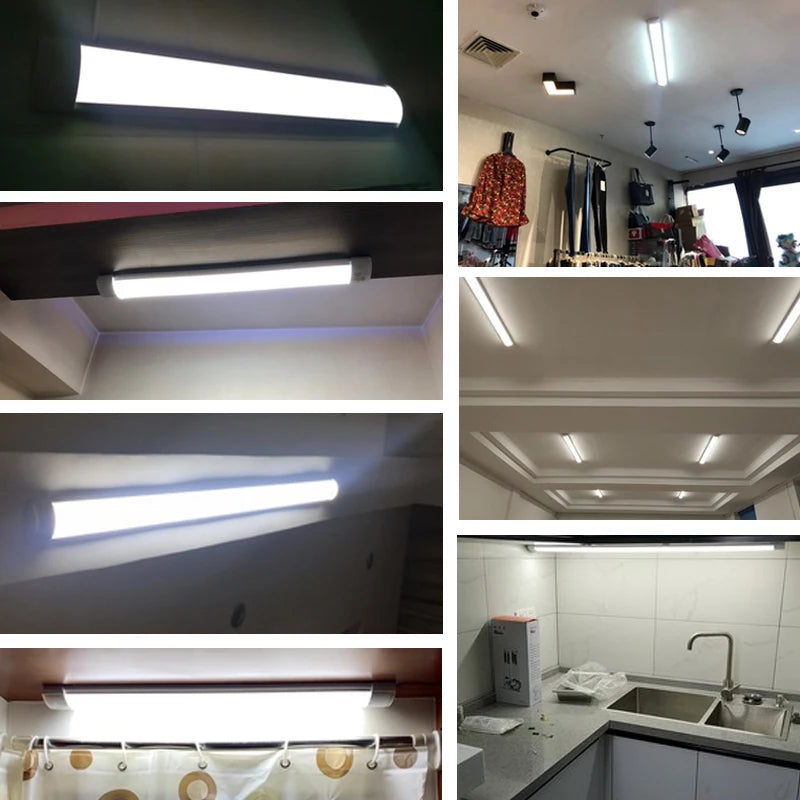 T5/T8 LED Tube Lights for Kitchen Ceiling Wardrobe 220V