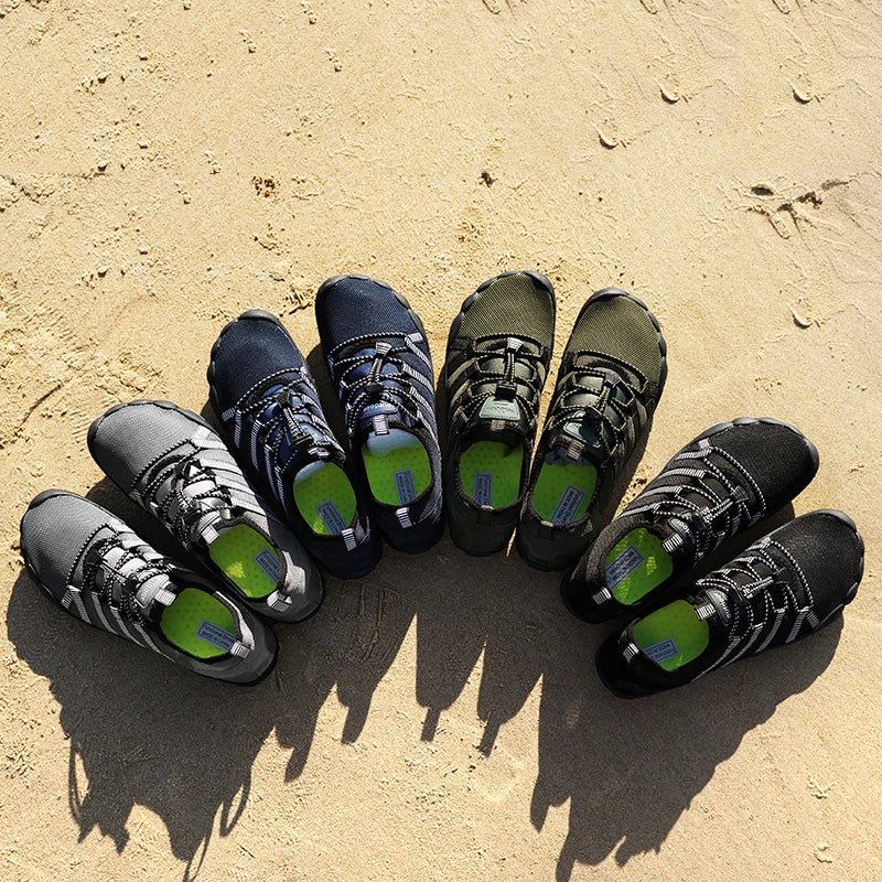 Giày Dã Ngoại Nam Nữ Lưới Thoáng Chống Trơn Trượt