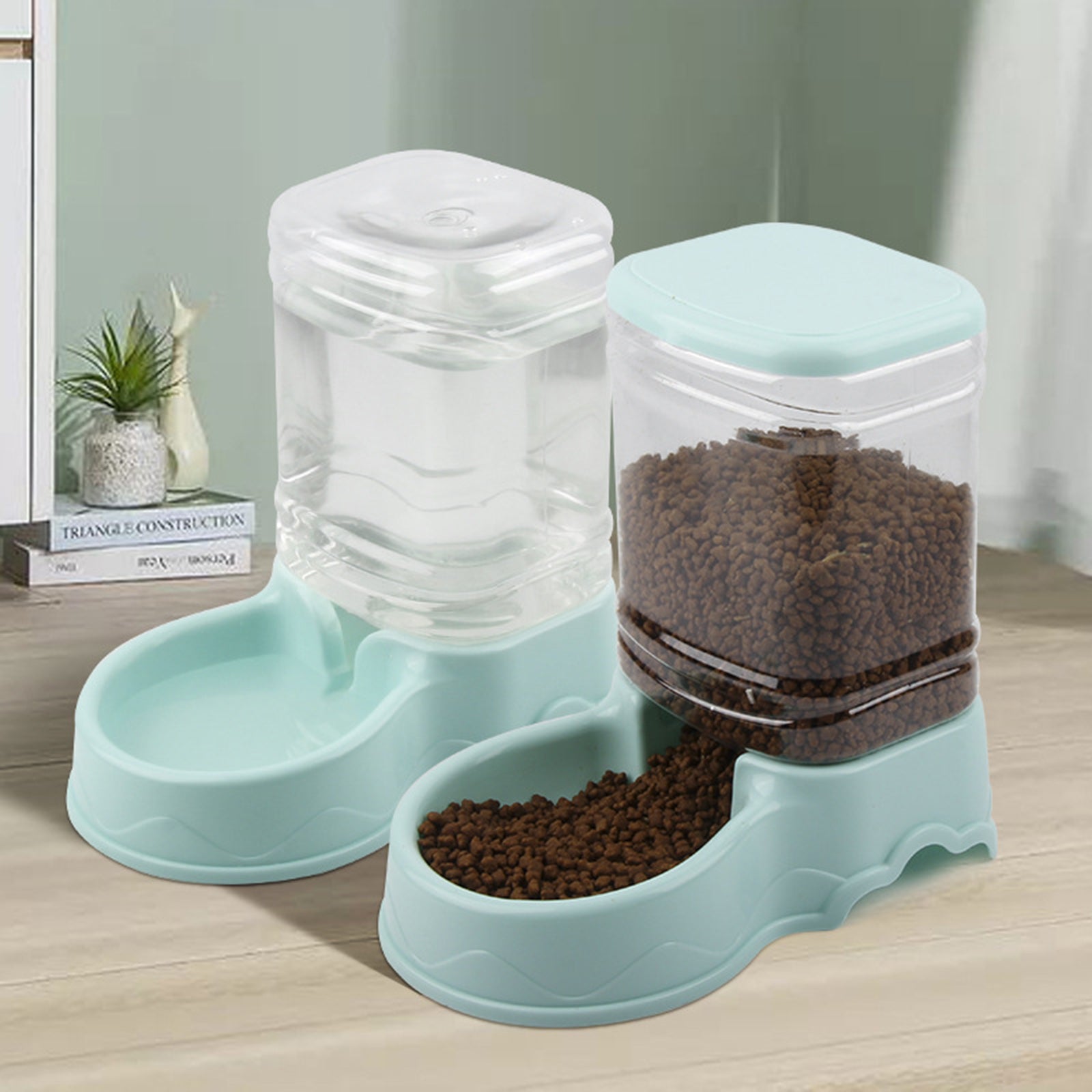 3.5L Automatic Pet Feeder Wate Food Dispenser for Small Medium Large Cat Dog Water Drinking Drinker Dish Small Medium Dog - Daisan Mart
