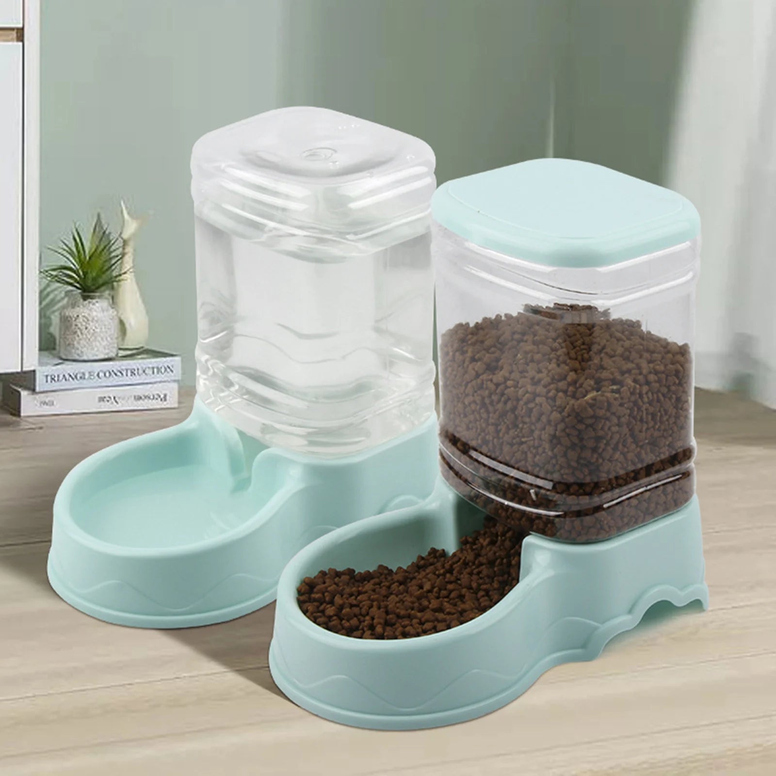 3.5L Automatic Pet Feeder Wate Food Dispenser for Small Medium Large Cat Dog Water Drinking Drinker Dish Small Medium Dog - Daisan Mart