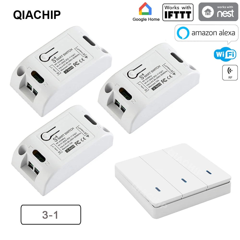 Tuya RF 433MHz Alexa WiFi Smart Switch