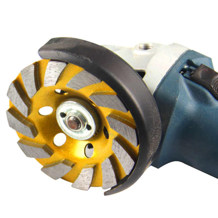 SONGQI Turbo welded diamond cup grinding wheel is used for polishing and cleaning stone, concrete, cement, marble, stone, granite, thin mortar 