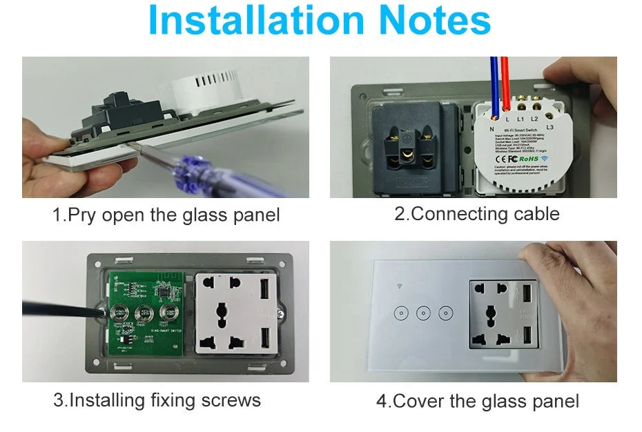 Ổ Cắm WiFi Thông Minh USB & Cảm Ứng