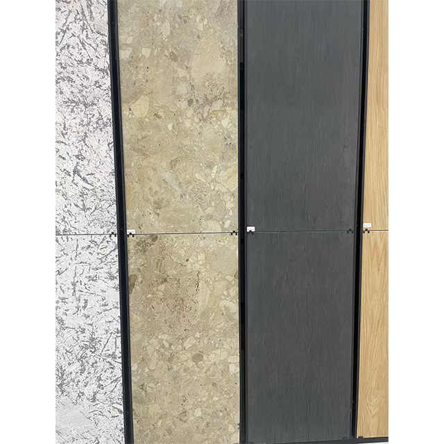 Modern design digital ceramic tiles for outdoor walls and floors, classic style fire brick accents, anti-slip function 