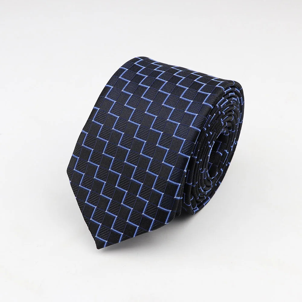 Cà Vạt Nam Công Sở Họa Tiết Thanh Lịch 6cm