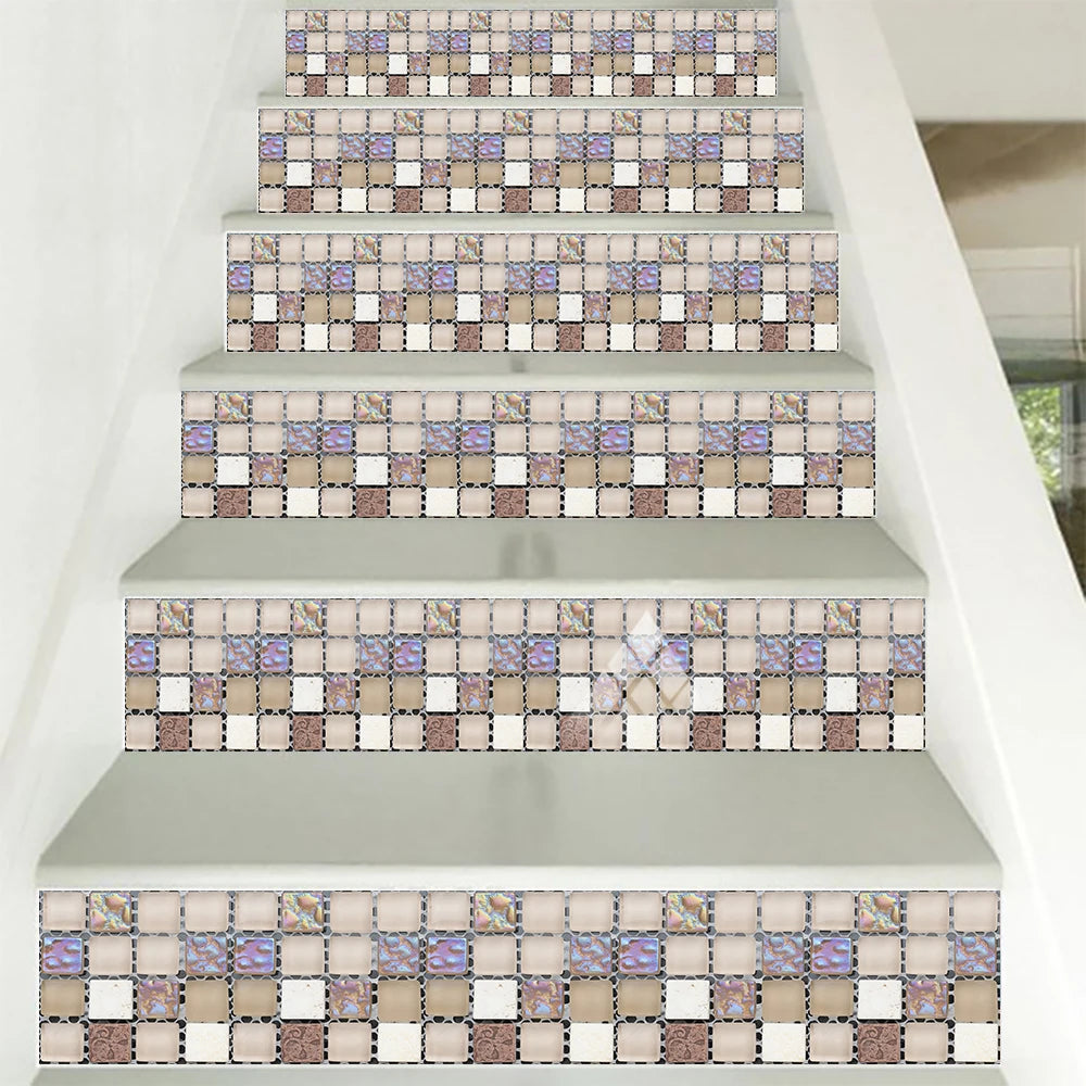 Bộ 10 Miếng Dán Gạch Kính PVC Cho Nhà Bếp & Phòng Tắm