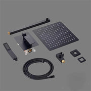 Modern Gold Plated Stainless Steel Wall Mounted Shower Set