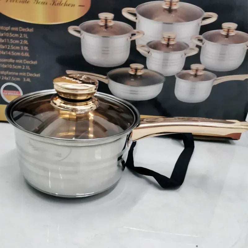 Bộ Nồi Inox Hàn Quốc 6 Lớp Cao Cấp ChicCook