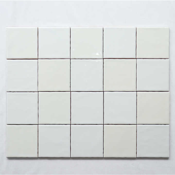 Cheap Chinese 10 x 10 cm white subway wall tiles for kitchen bathroom decoration 
