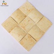 Beige Marble Arched Wall Tiles For 3D Background Wall