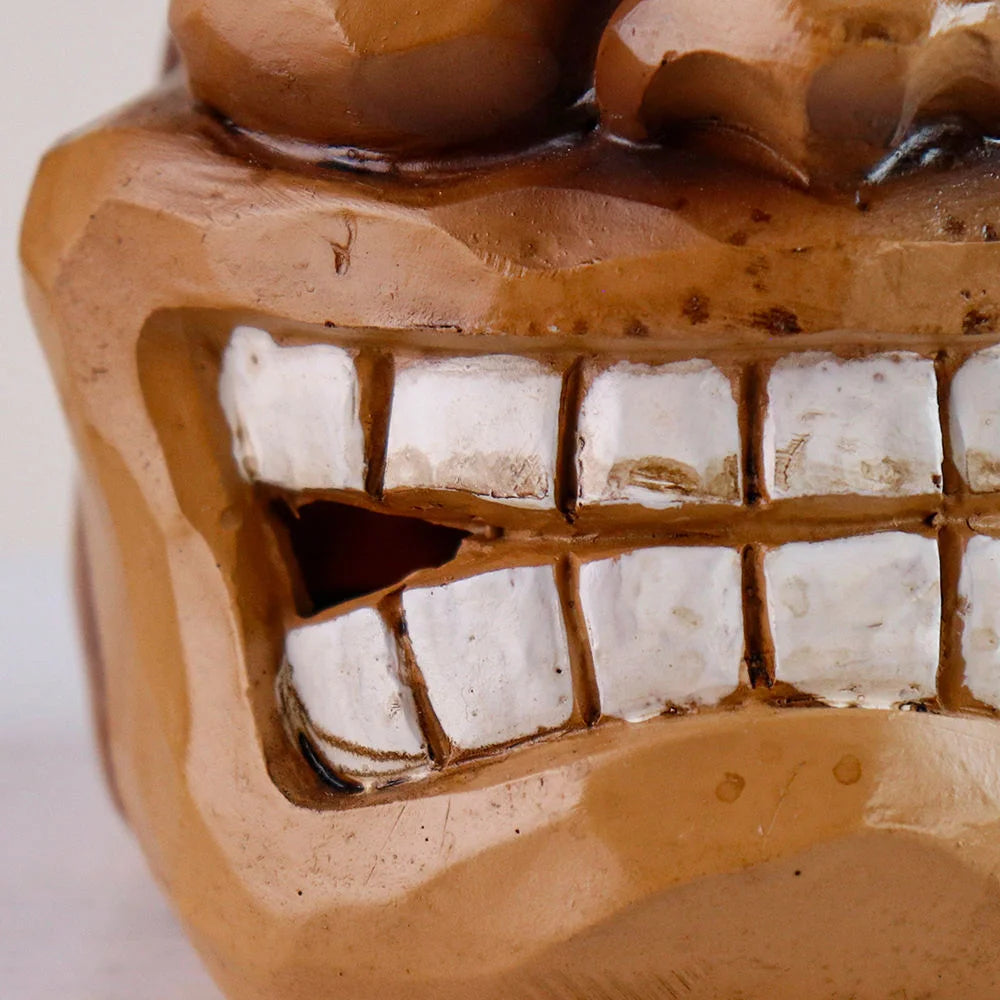 LED Anime Tiki Mask Statue Garden Decoration