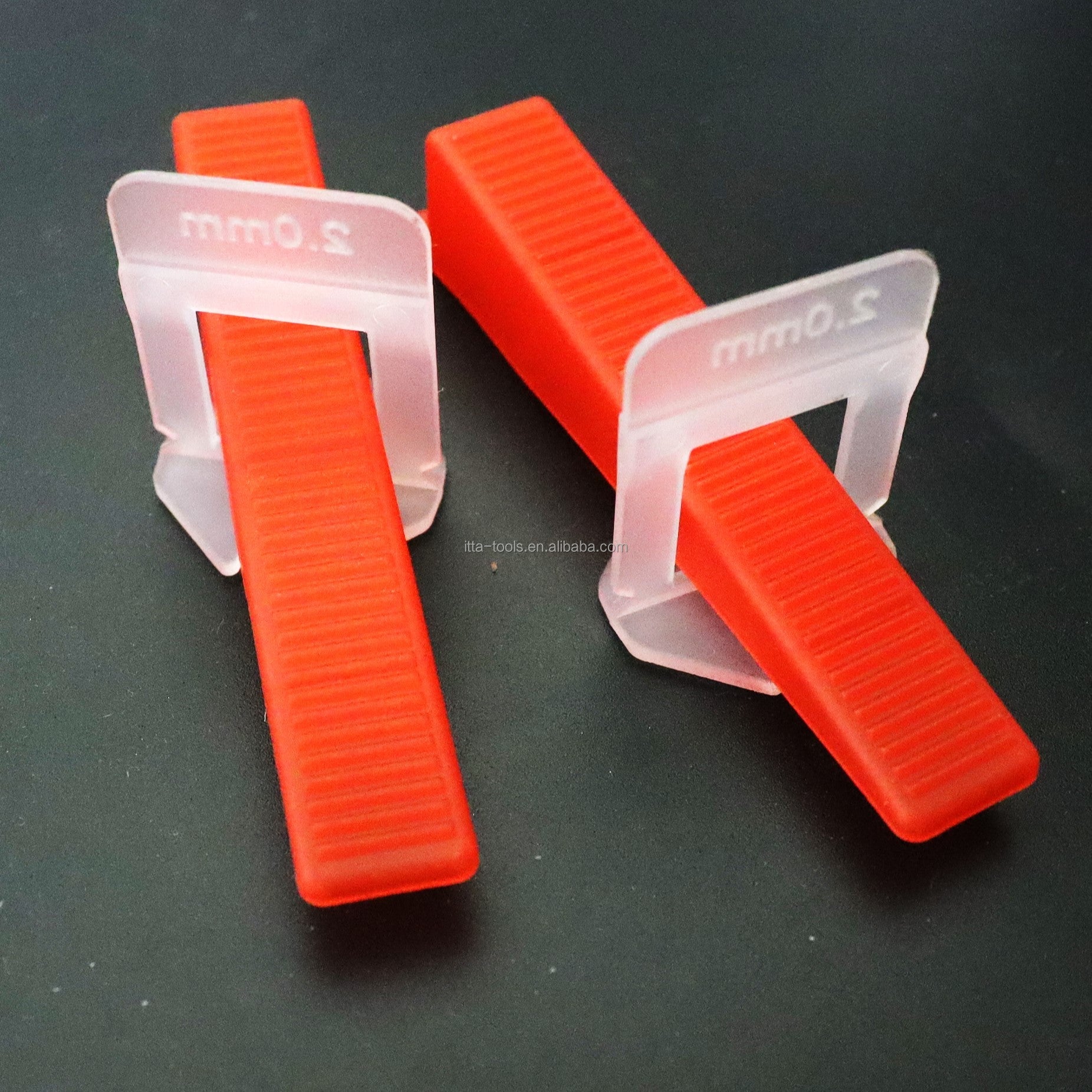 100 Reusable Plastic Tile Alignment Clips 