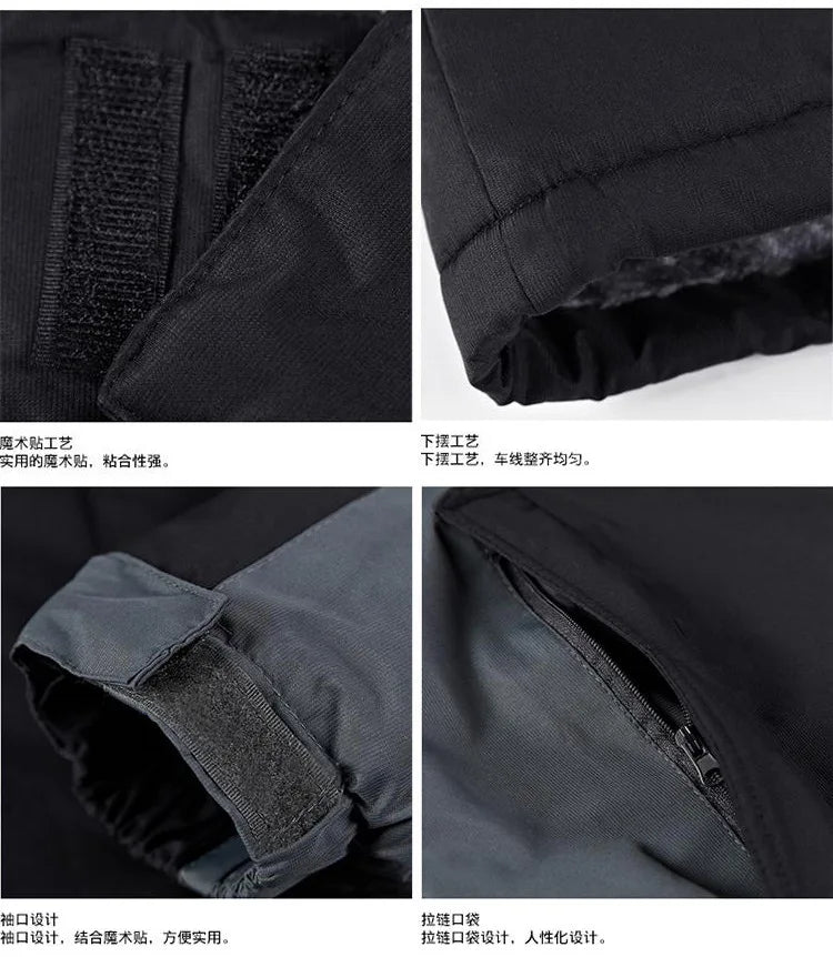 Áo Khoác Câu Cá Nam Dày Ấm Chống Nước Thu Đông