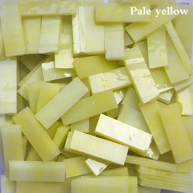 Thanh Mosaic Kính Tái Chế 7x21mm Trang Trí DIY 1000g