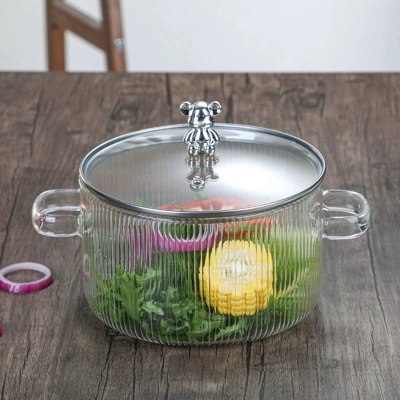 Nồi Thủy Tinh Đun Nấu Đa Năng Chịu Nhiệt ClearCooker