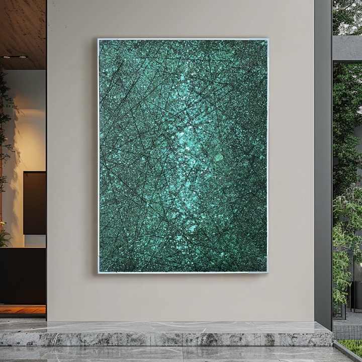 JZ Custom Large Abstract Textured Home Decor Artwork 3D Canvas Wall Art Original Oil Painting Hand Painted 